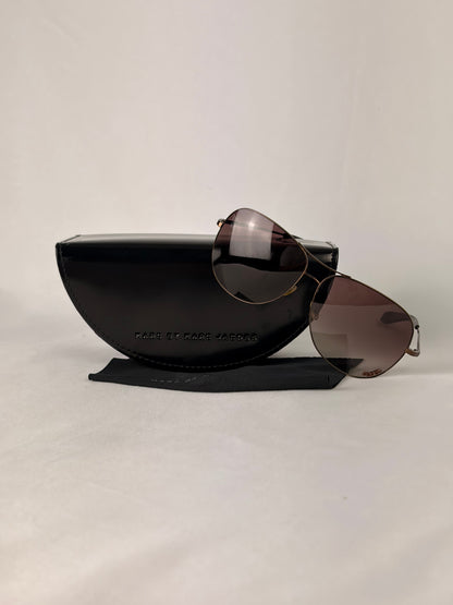 Marc Jacobs brown aviator sunglasses