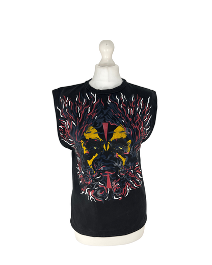 Louis Vuitton black sleeveless t-shirt - S