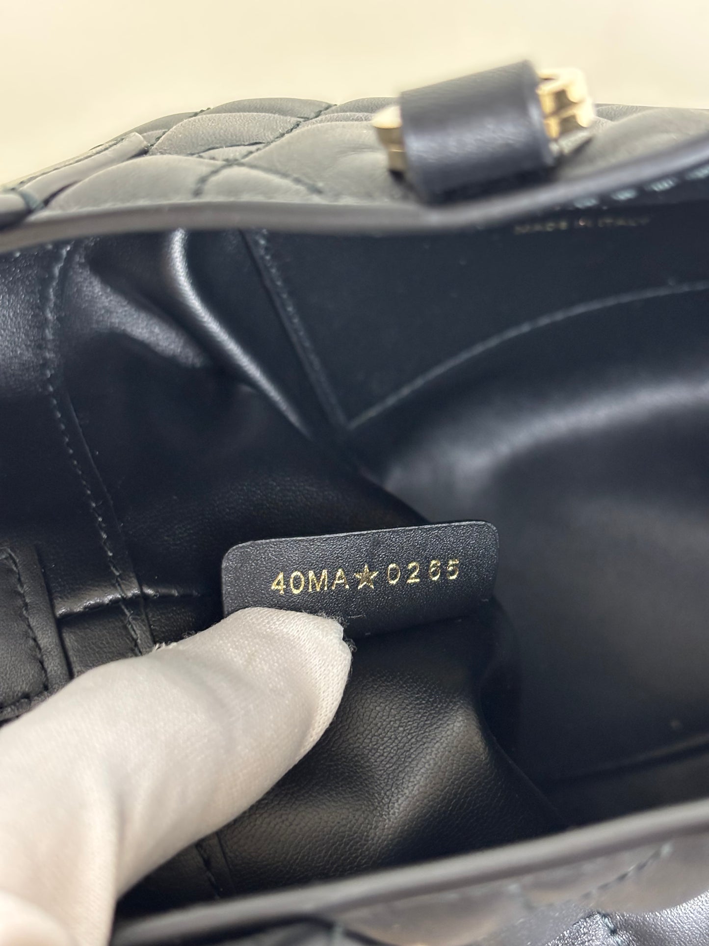 Dior Small Toujours Vertical Black Bag Cannage Calfskin