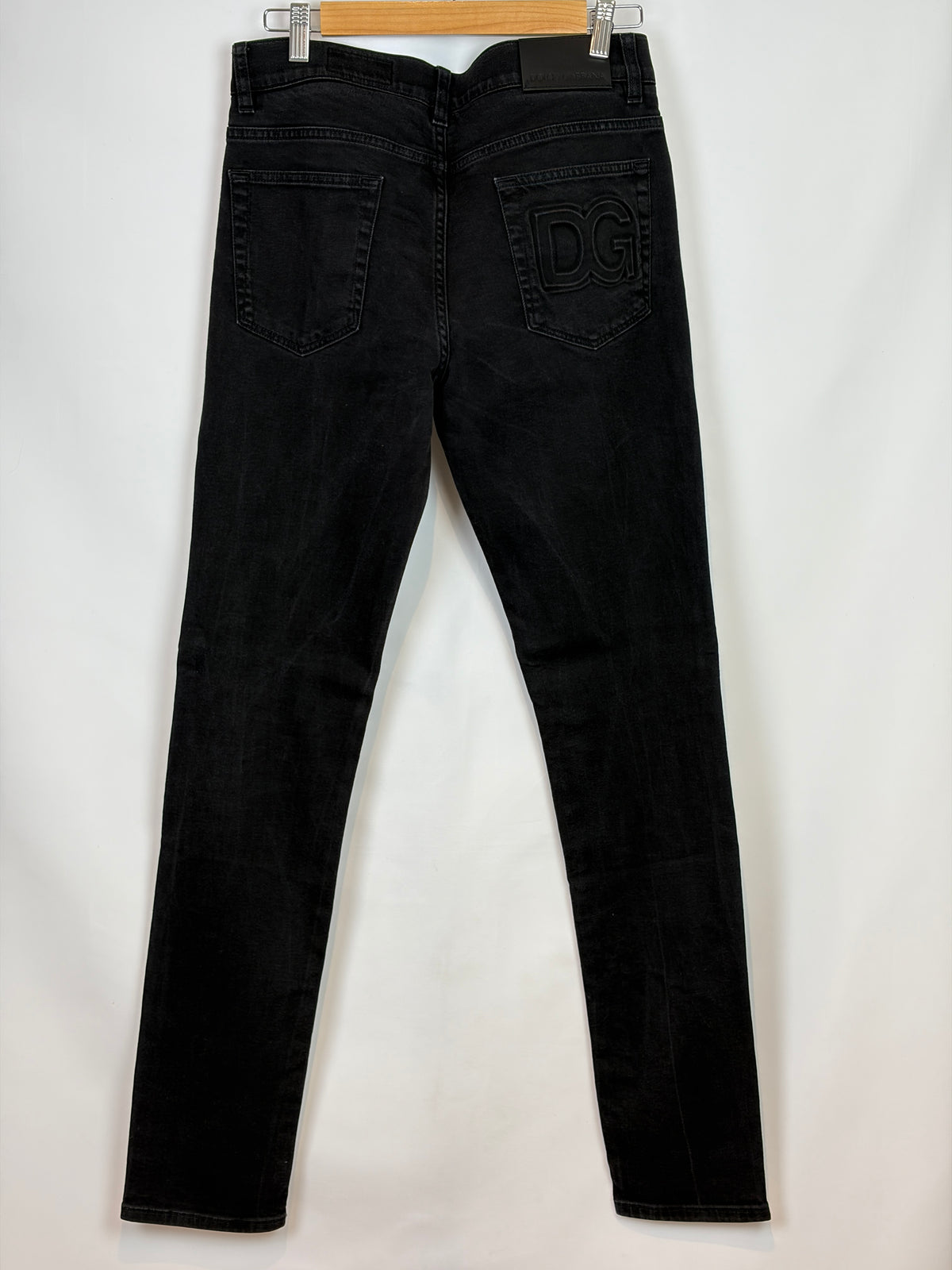 MENSWEAR - Dolce & Gabbana Black Skinny Fit Jeans - 50 IT