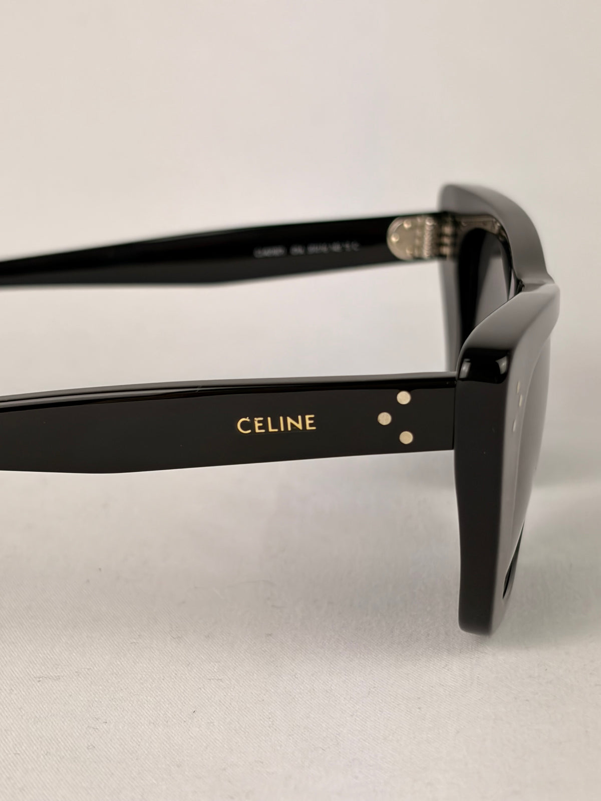 Celine Cat-Eye Acetate Sunglasses CL40187I Black