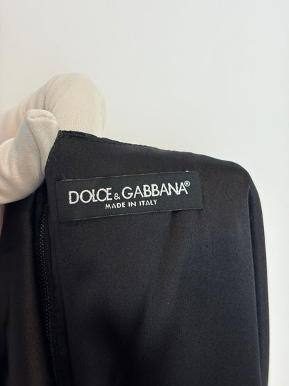 Dolce & Gabbana Floral Sleeveless Viscose Dress - 18 UK