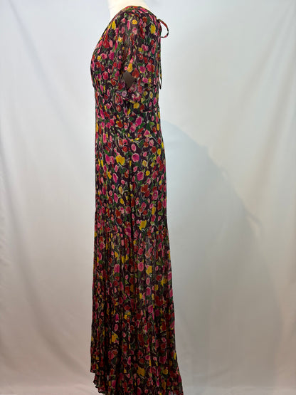 RIXO floral maxi dress - L