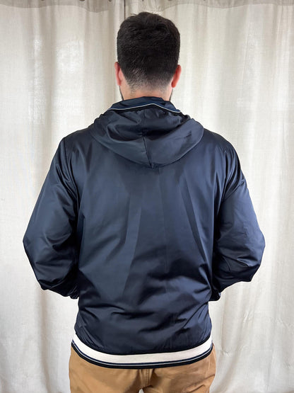 Menswear - Dolce & Gabbana Blue Hooded Bomber - L