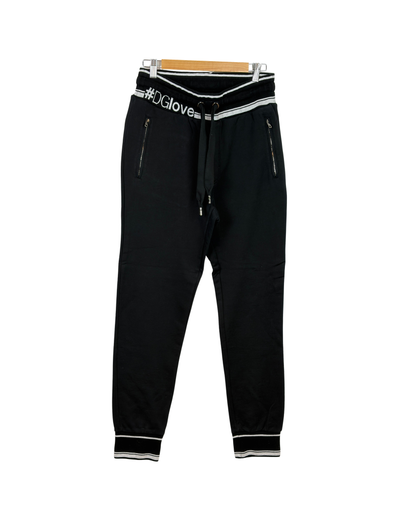 MENSWEAR - Dolce & Gabbana Black #DGLove Cotton Blend Joggers - 48 IT