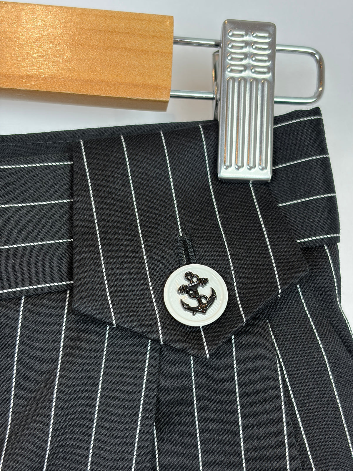 Louis Vuitton Silk & Cotton Pinstripe Trousers (with tags) - 34 IT