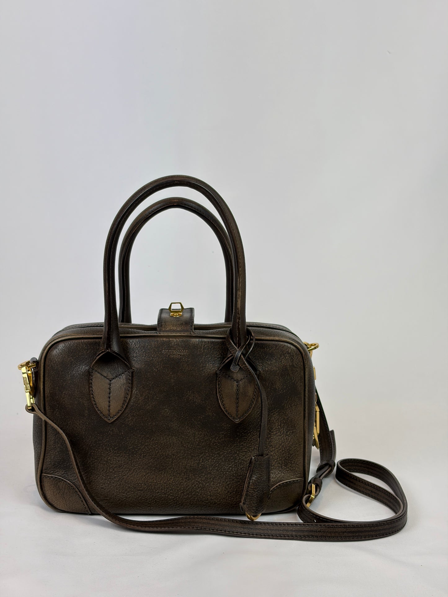 Golden Goose Vita Aged Leather bag