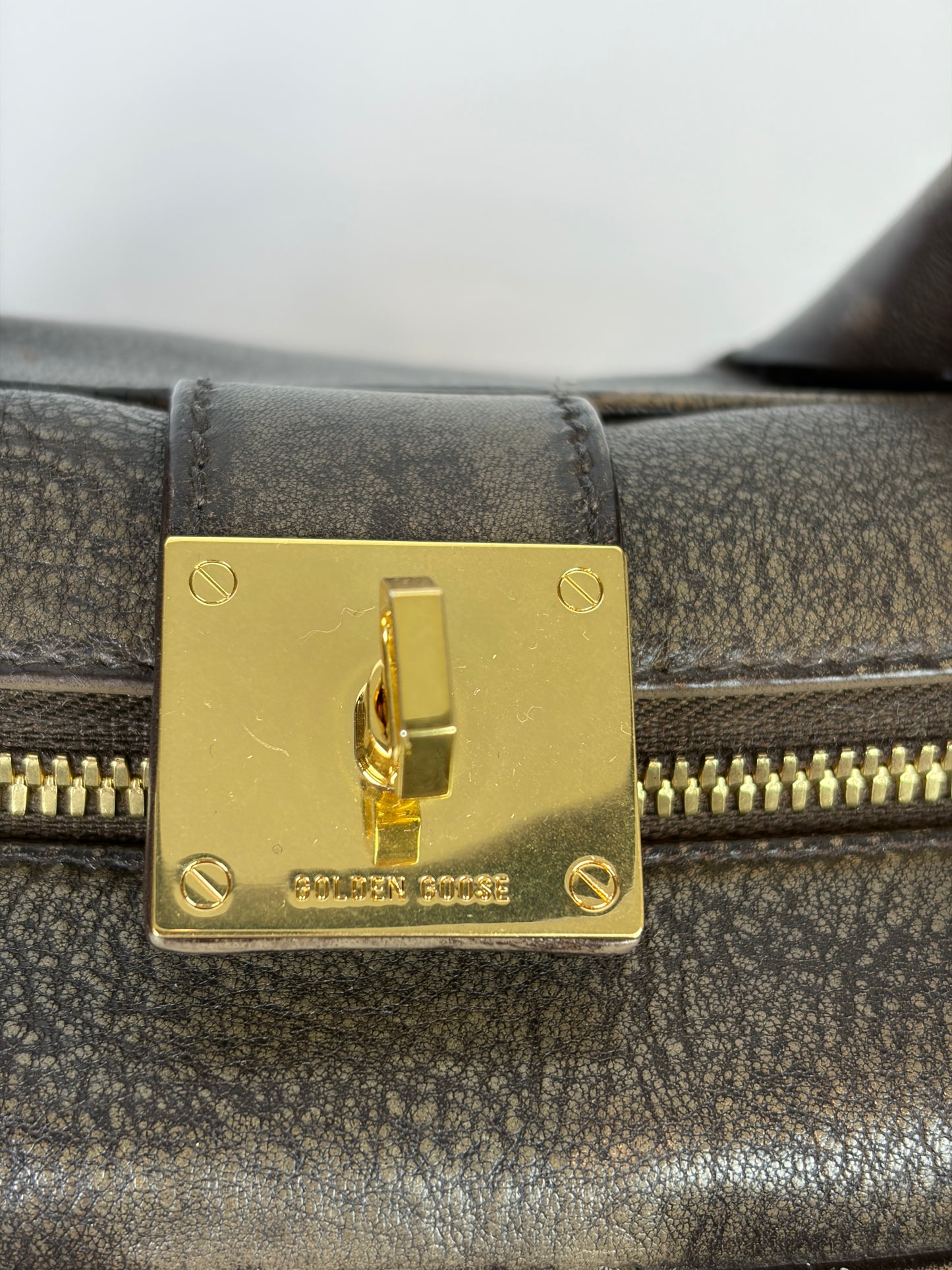 Golden Goose Vita Aged Leather bag