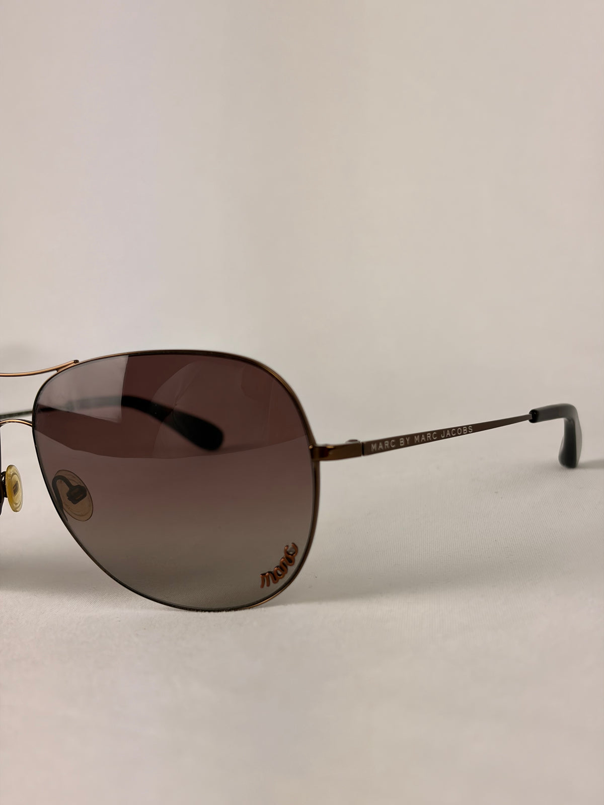 Marc Jacobs brown aviator sunglasses