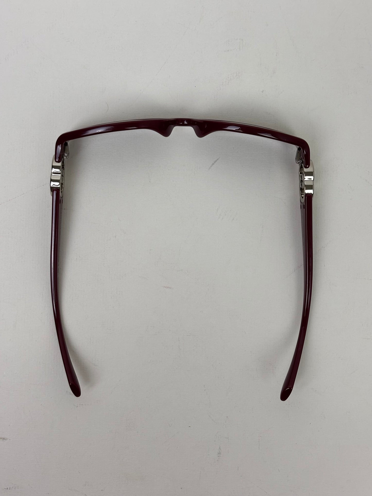Gucci Oval Interlocking G Sunglasses Burgundy Acetate
