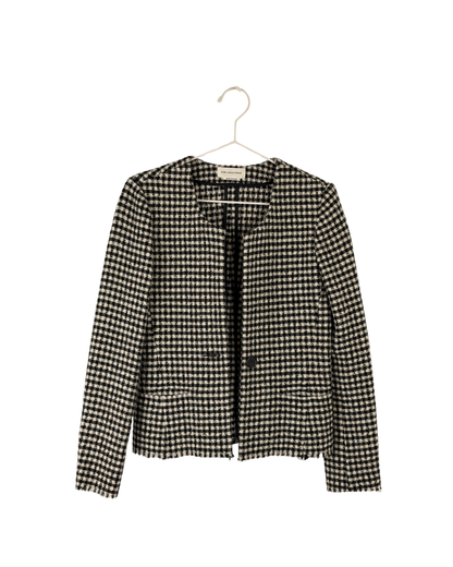 Isabel Marant Étoile “Lyra” houndstooth tweed blazer - 10 UK