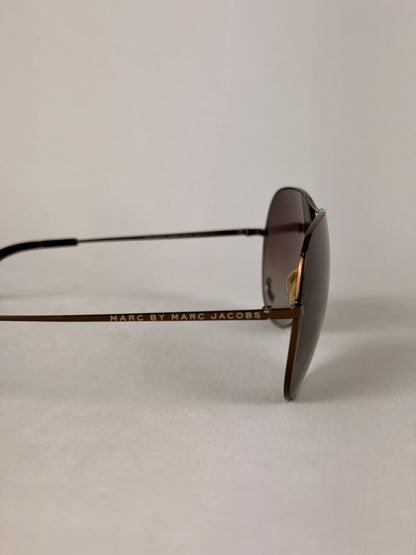 Marc Jacobs brown aviator sunglasses
