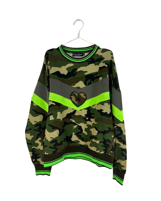 Dolce & Gabbana camouflage jumper - L