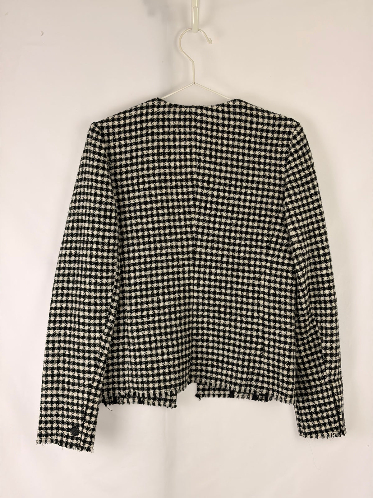 Isabel Marant Étoile “Lyra” houndstooth tweed blazer - 10 UK