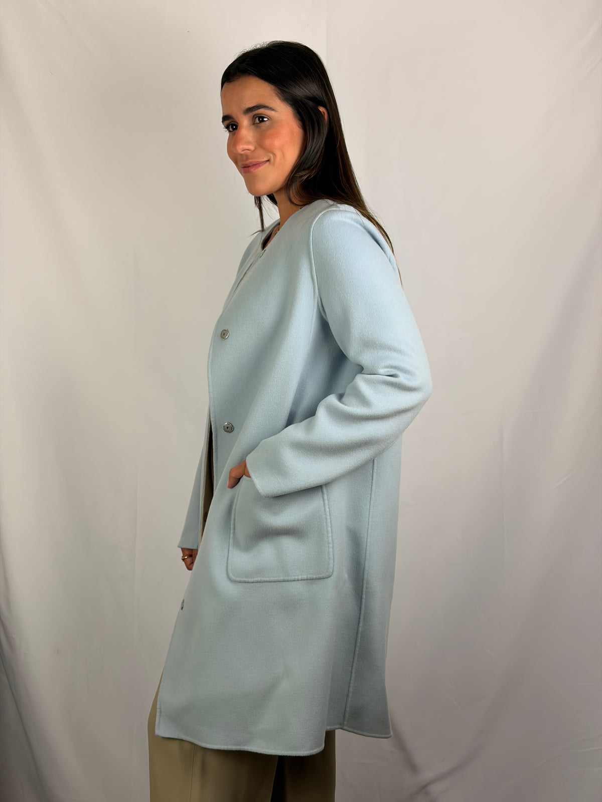 Max Mara Weekend Double Sided Wool Coat - 14 UK