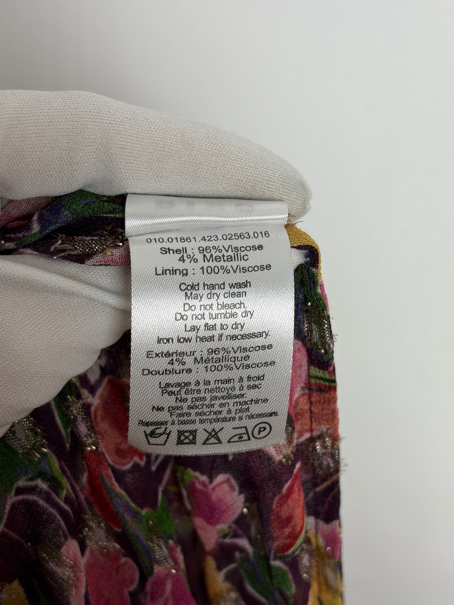 RIXO floral maxi dress - L