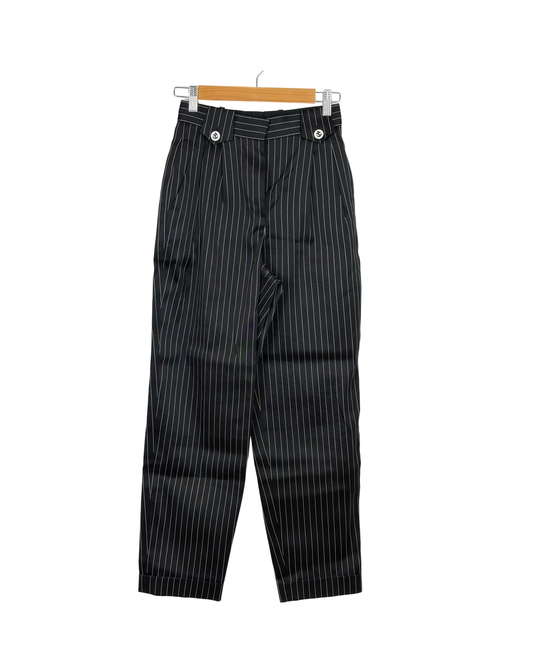 Louis Vuitton Silk & Cotton Pinstripe Trousers (with tags) - 34 IT
