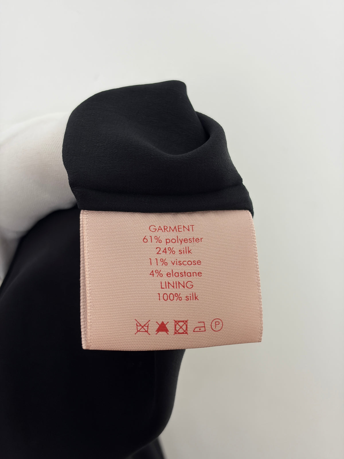 Roksanda Black Evening Gown with Pink and Cobalt Sculptural Collar - 16 UK