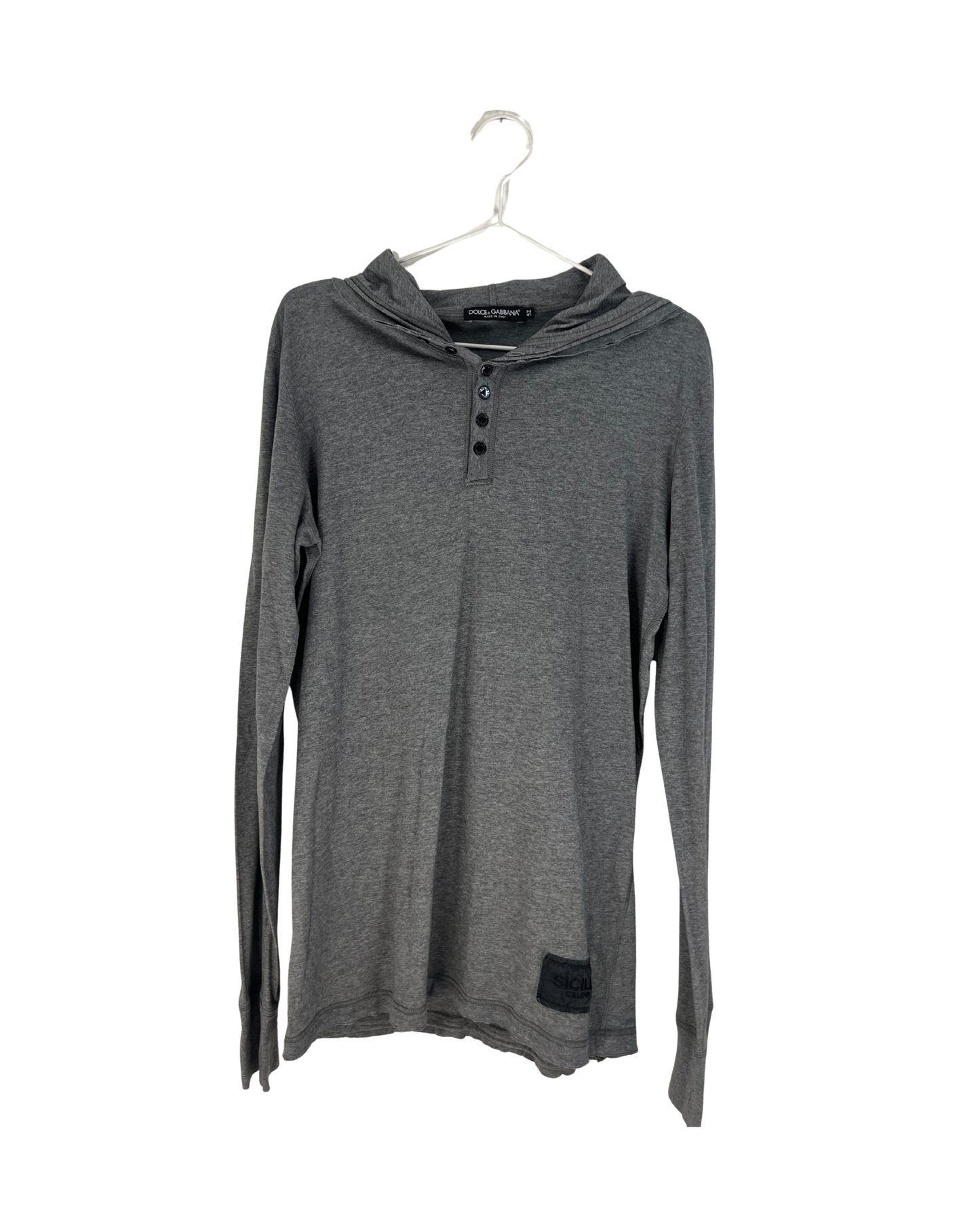 Dolce & Gabbana grey hoodie - XL