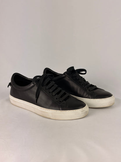 Givenchy Urban Street Leather Sneakers Black White - 4 UK