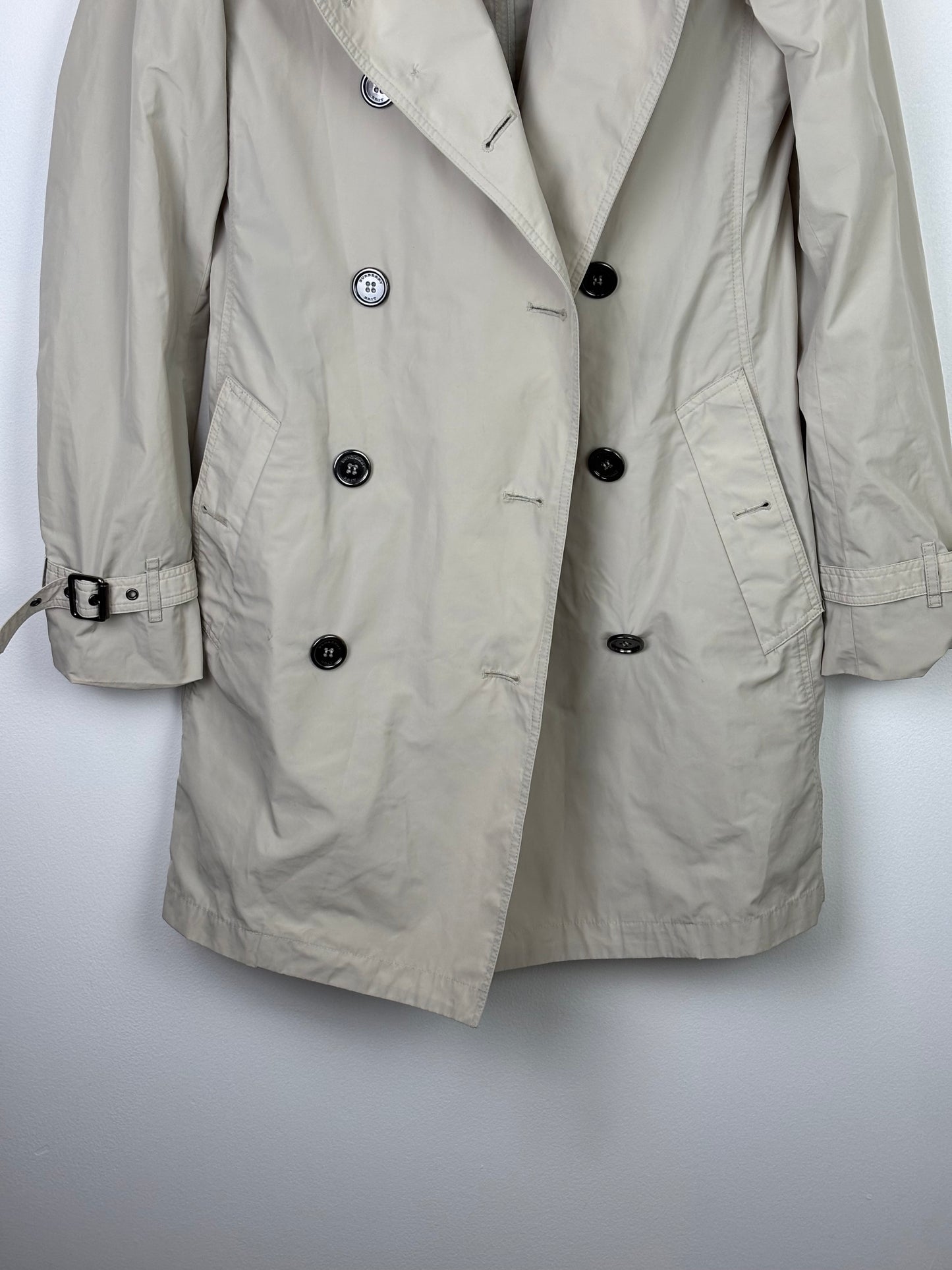 Burberry Brit Balmoral Packable Trench Coat Taffeta Beige - 4 UK