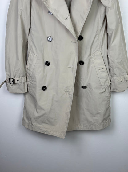 Burberry Brit Balmoral Packable Trench Coat Taffeta Beige - 4 UK