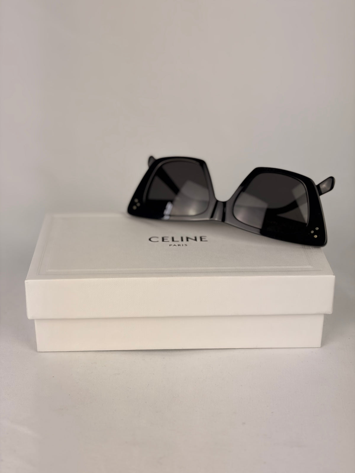 Celine Cat-Eye Acetate Sunglasses CL40187I Black