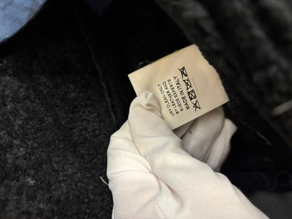 Burberry Brit Sherton Shearling Peacoat Navy Blue - 6 UK