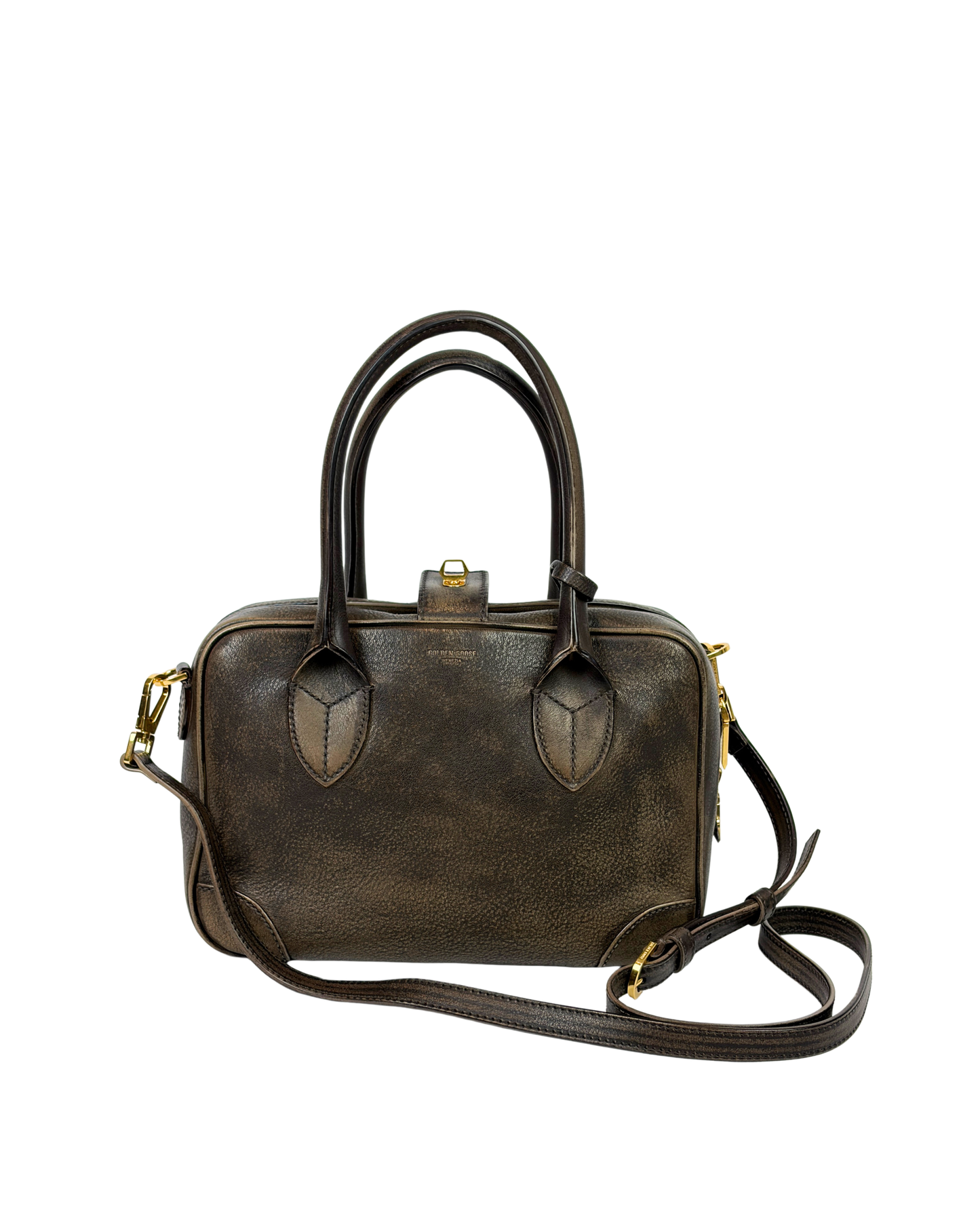 Golden Goose Vita Aged Leather bag