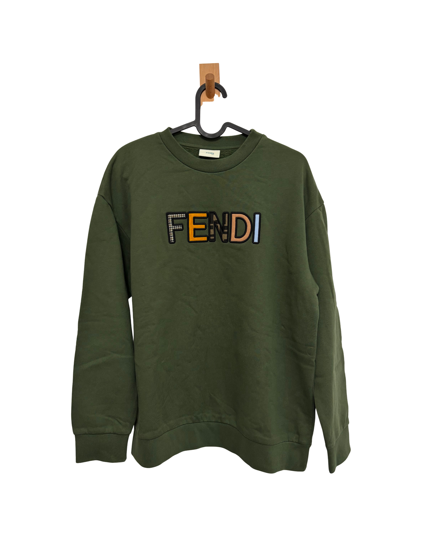 Fendi green jumper - 12 A/ S