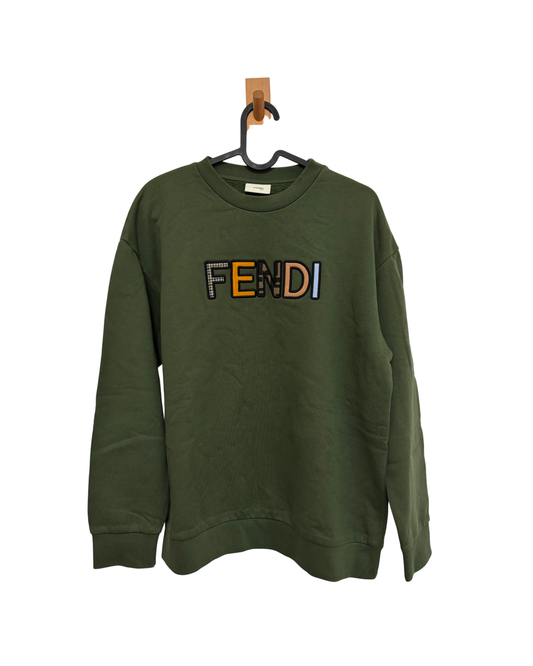 Fendi green jumper - 12 A/ S