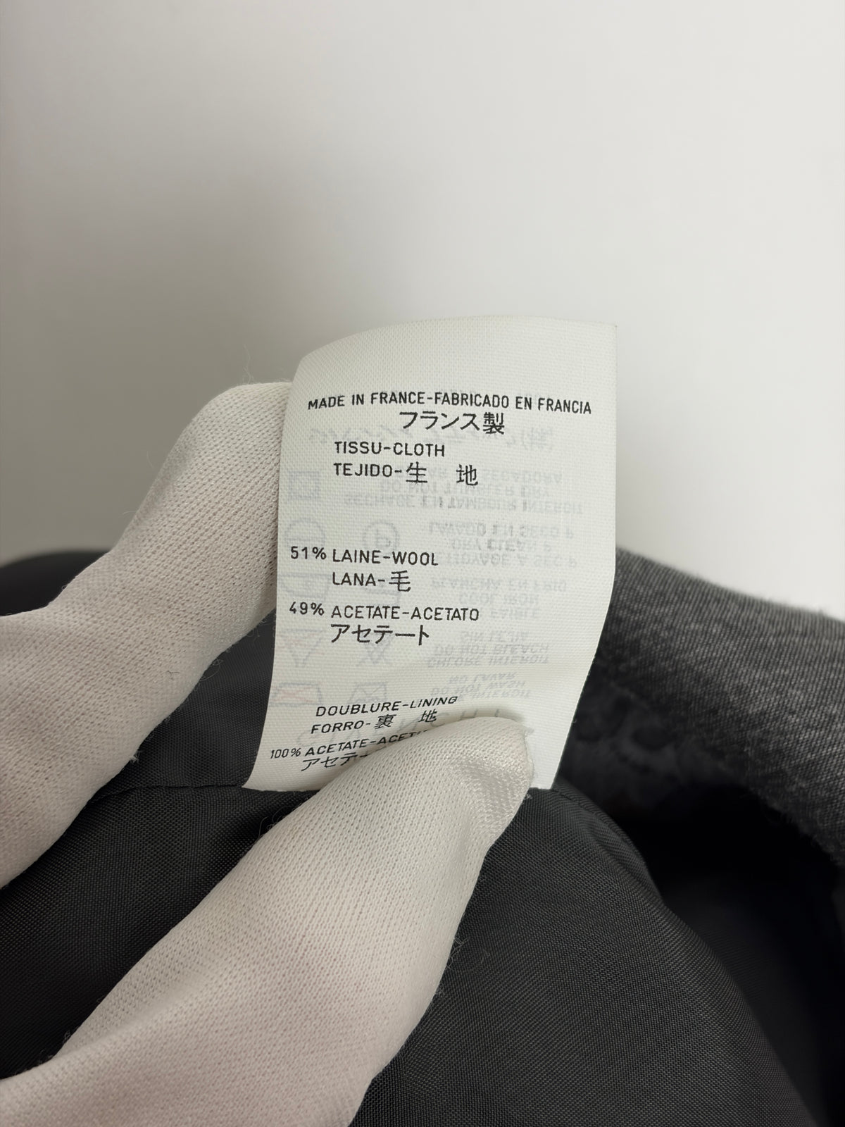 Mugler Black Structured Tailored Jacket - FR 42