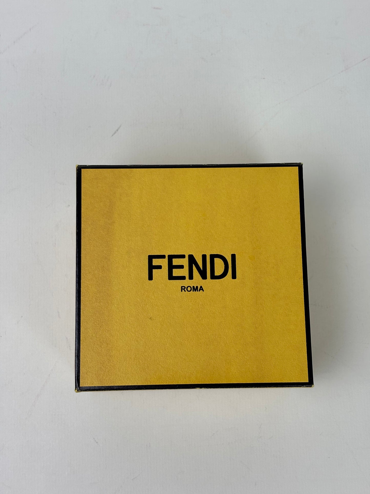 Fendi O’Lock Bracelet Crystal Silver - Tone Metal Bangle