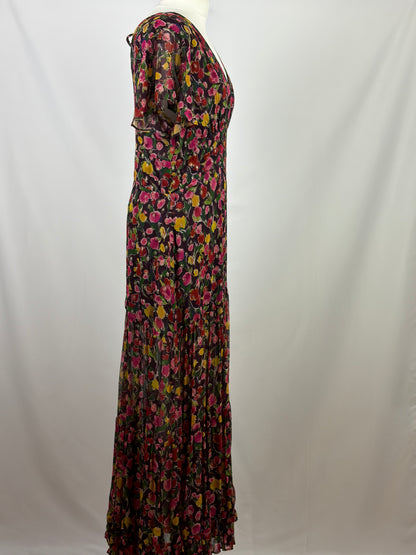 RIXO floral maxi dress - L