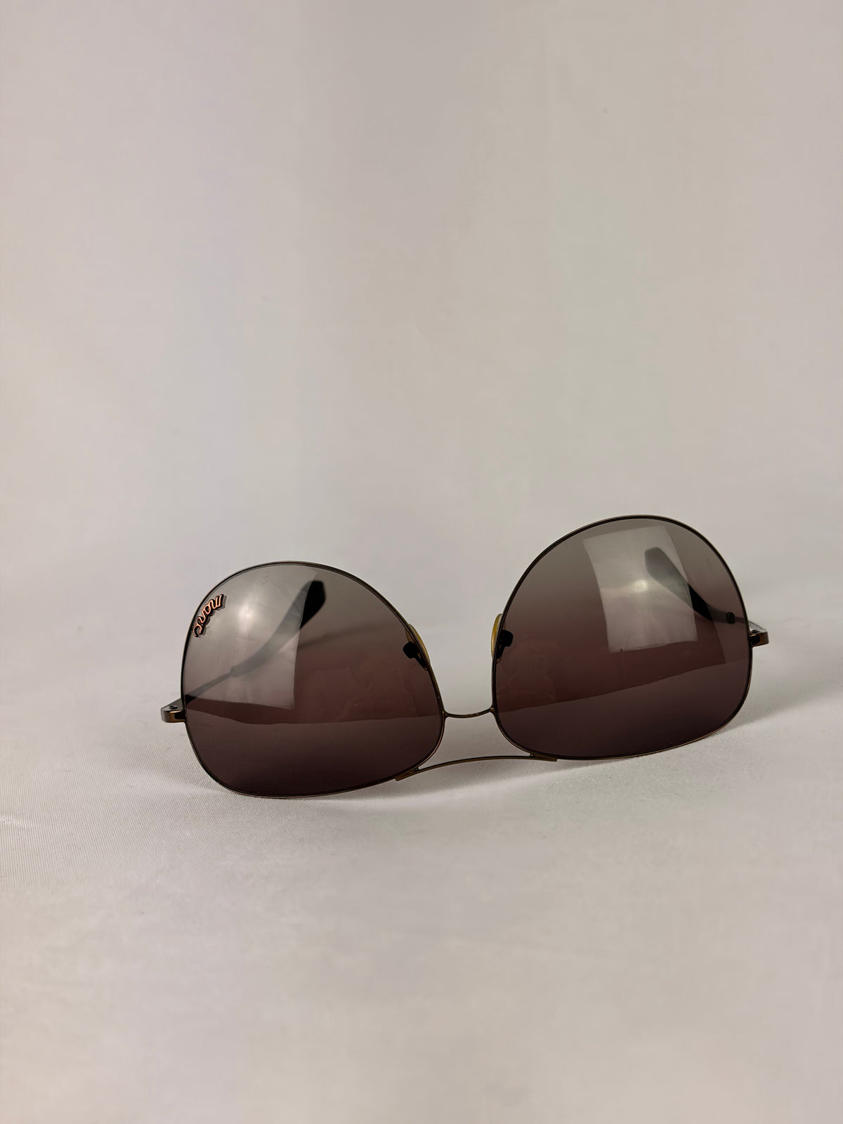 Marc Jacobs brown aviator sunglasses