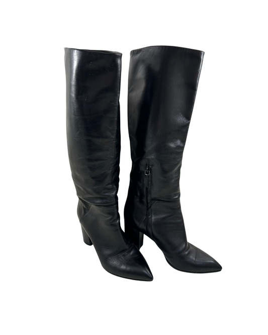 Casadei black boots - 4 UK