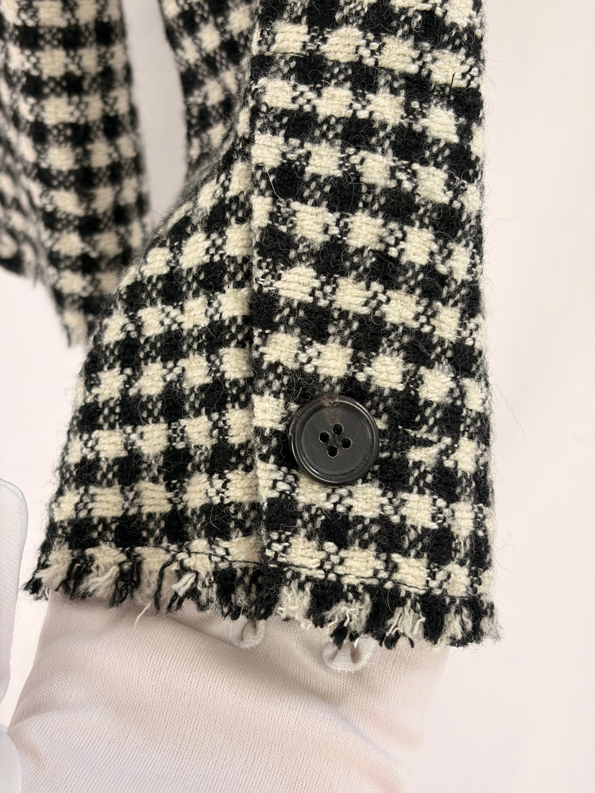 Isabel Marant Étoile “Lyra” houndstooth tweed blazer - 10 UK