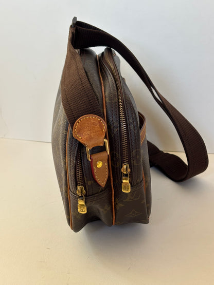 Louis Vuitton Reporter PM Monogram Canvas Brown