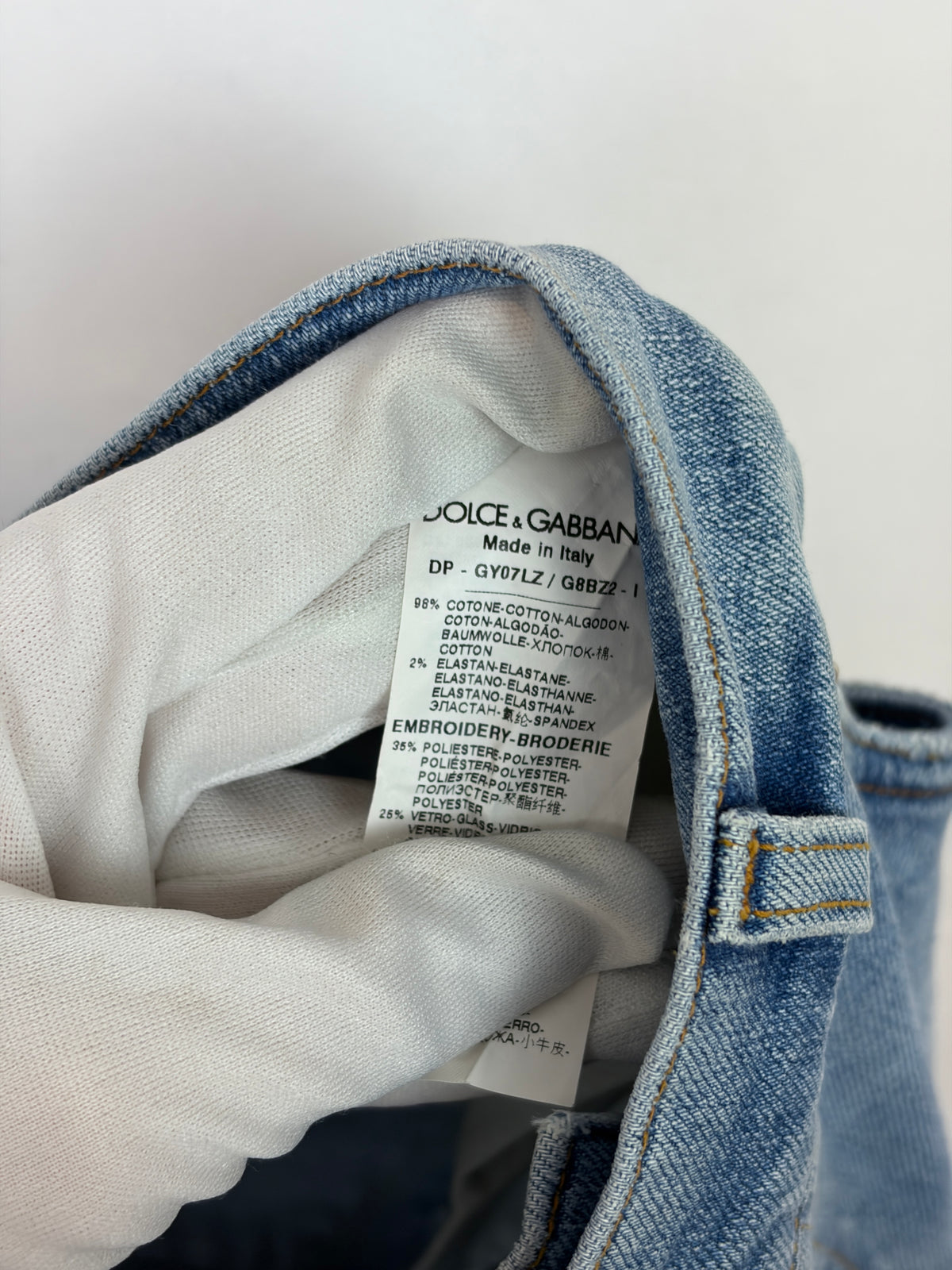 MENSWEAR - Dolce & Gabbana Skinny Fit Distressed Jeans - 50 IT