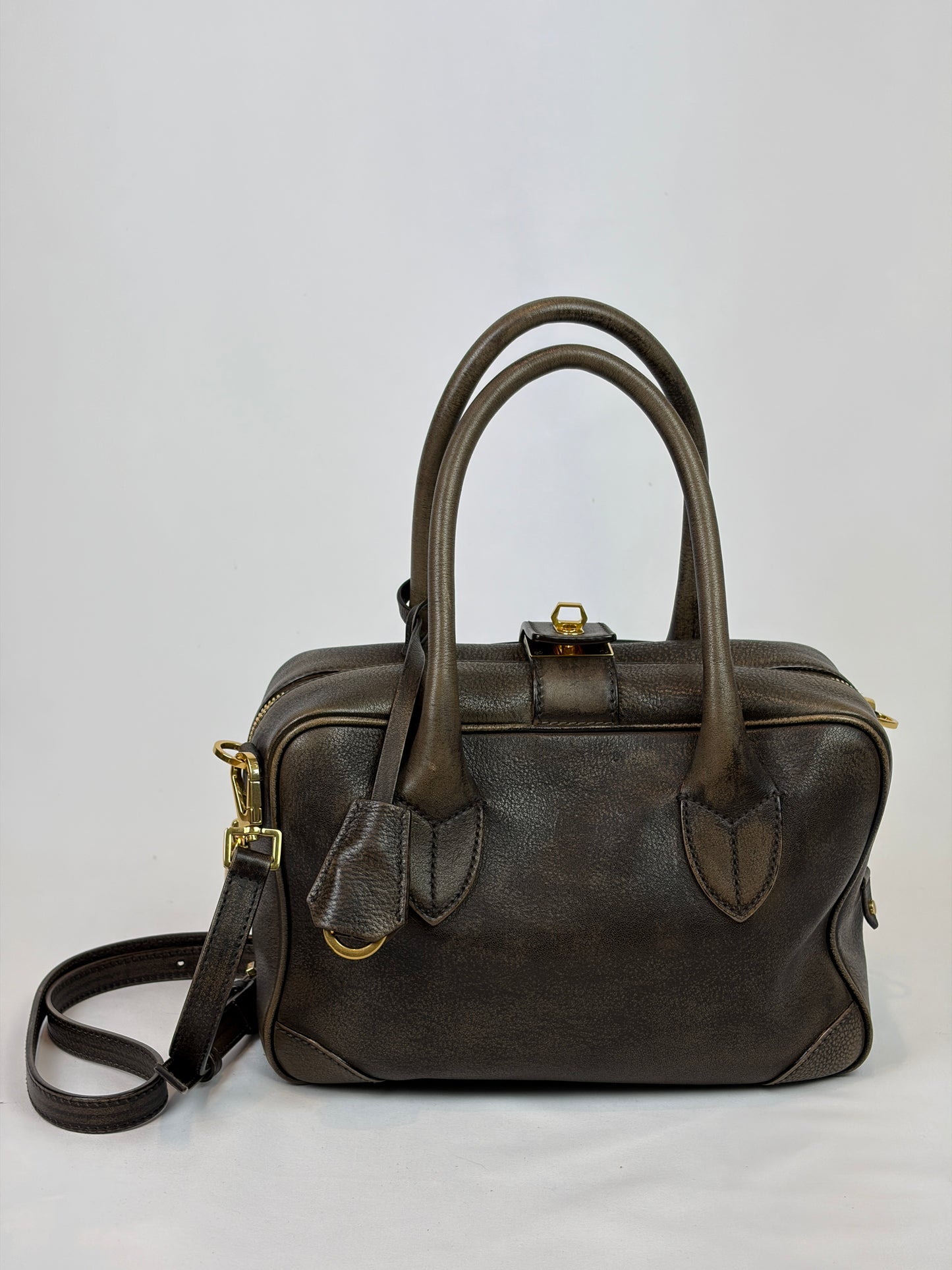 Golden Goose Vita Aged Leather bag