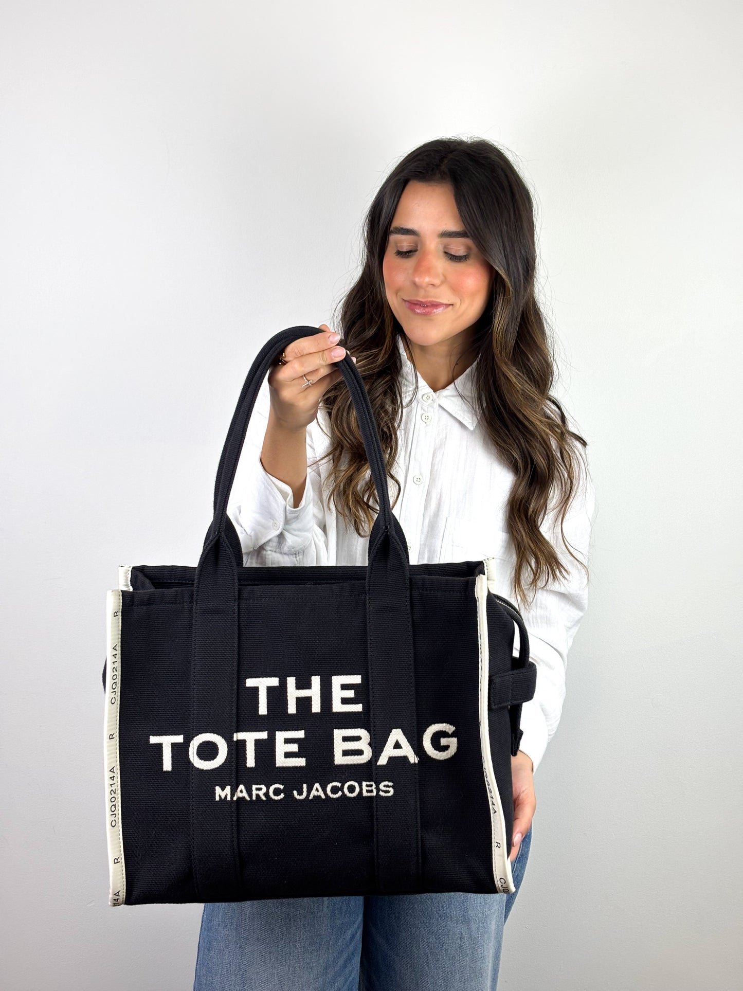 Marc Jacobs The Tote Bag Medium Canvas Black