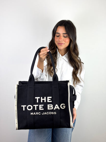 Marc Jacobs The Tote Bag Medium Canvas Black