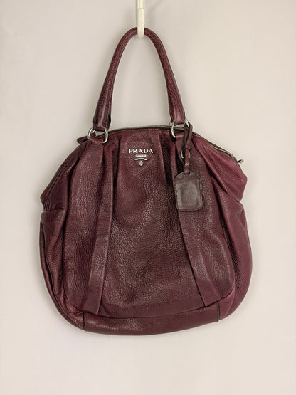 Prada Cervo Antik Bowler Handbag