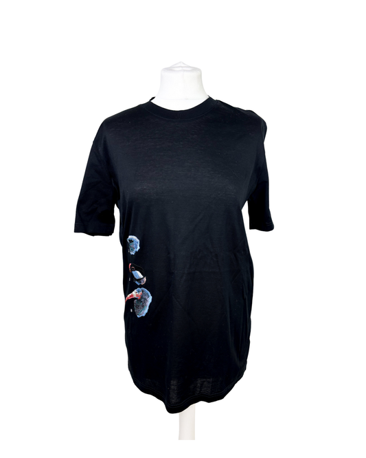 Lanvin embroidered black T-Shirt - S