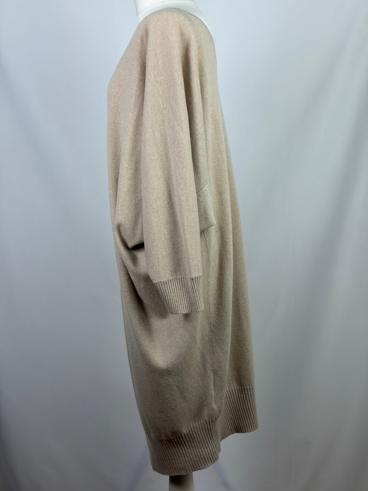 Max Mara Beige 100% Cashmere Knit Dress - XL
