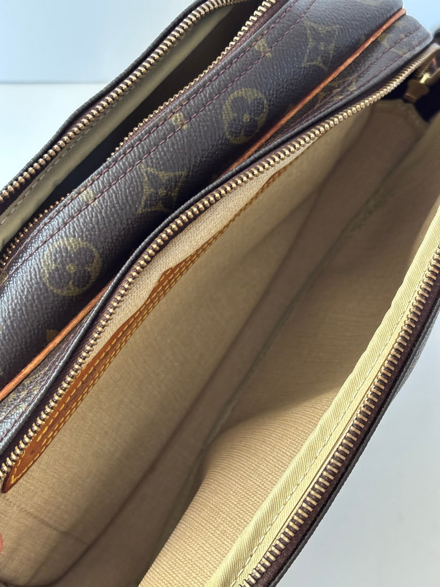 Louis Vuitton Reporter PM Monogram Canvas Brown