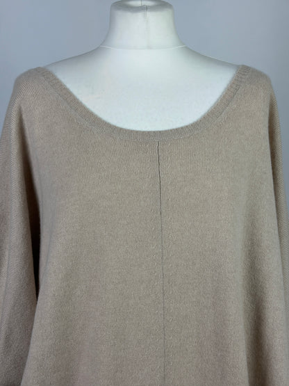 Max Mara Beige 100% Cashmere Knit Dress - XL