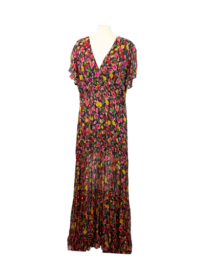 RIXO floral maxi dress - L