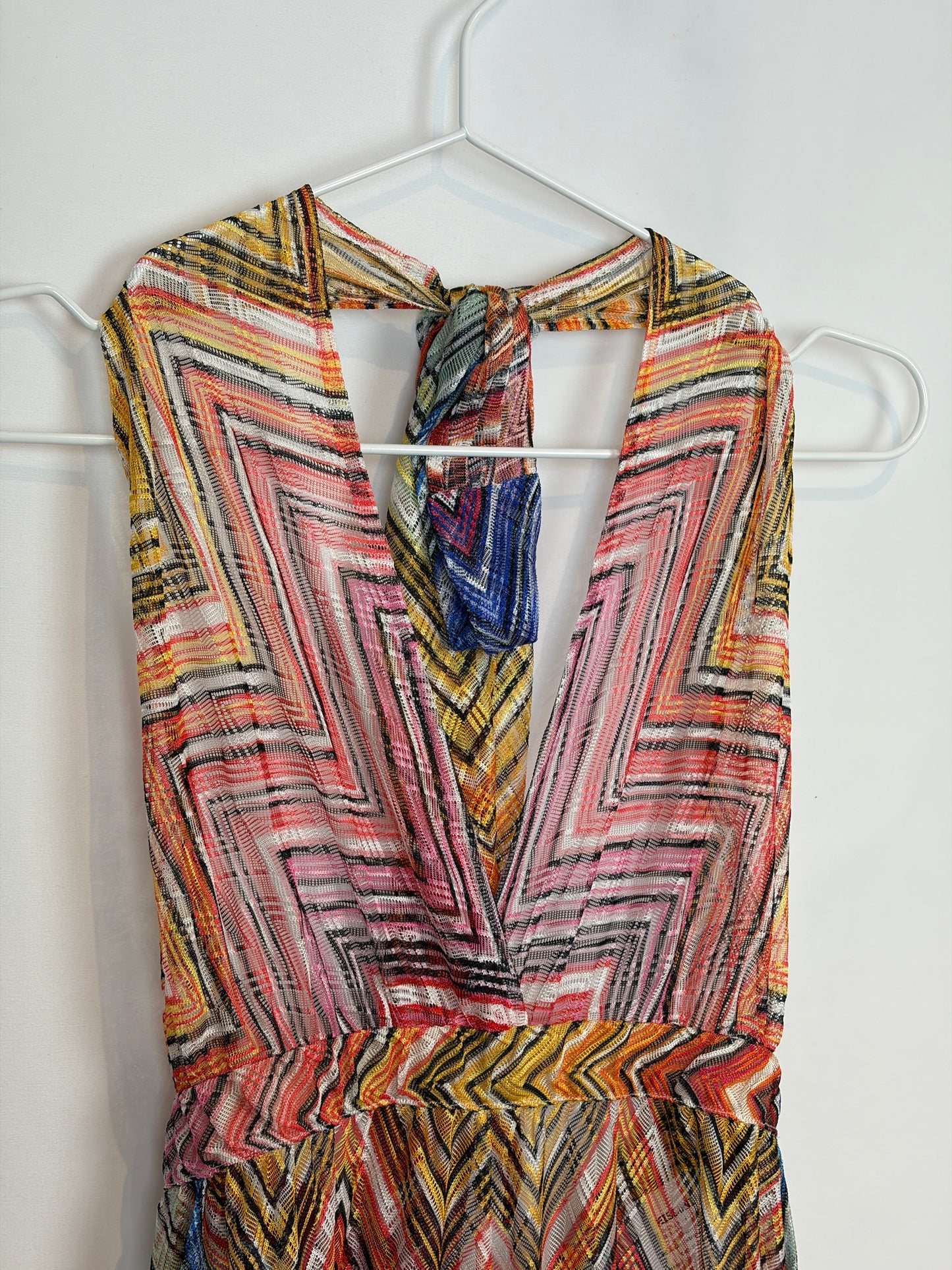 Missoni Zig-Zag Halterneck Jumpsuit - S