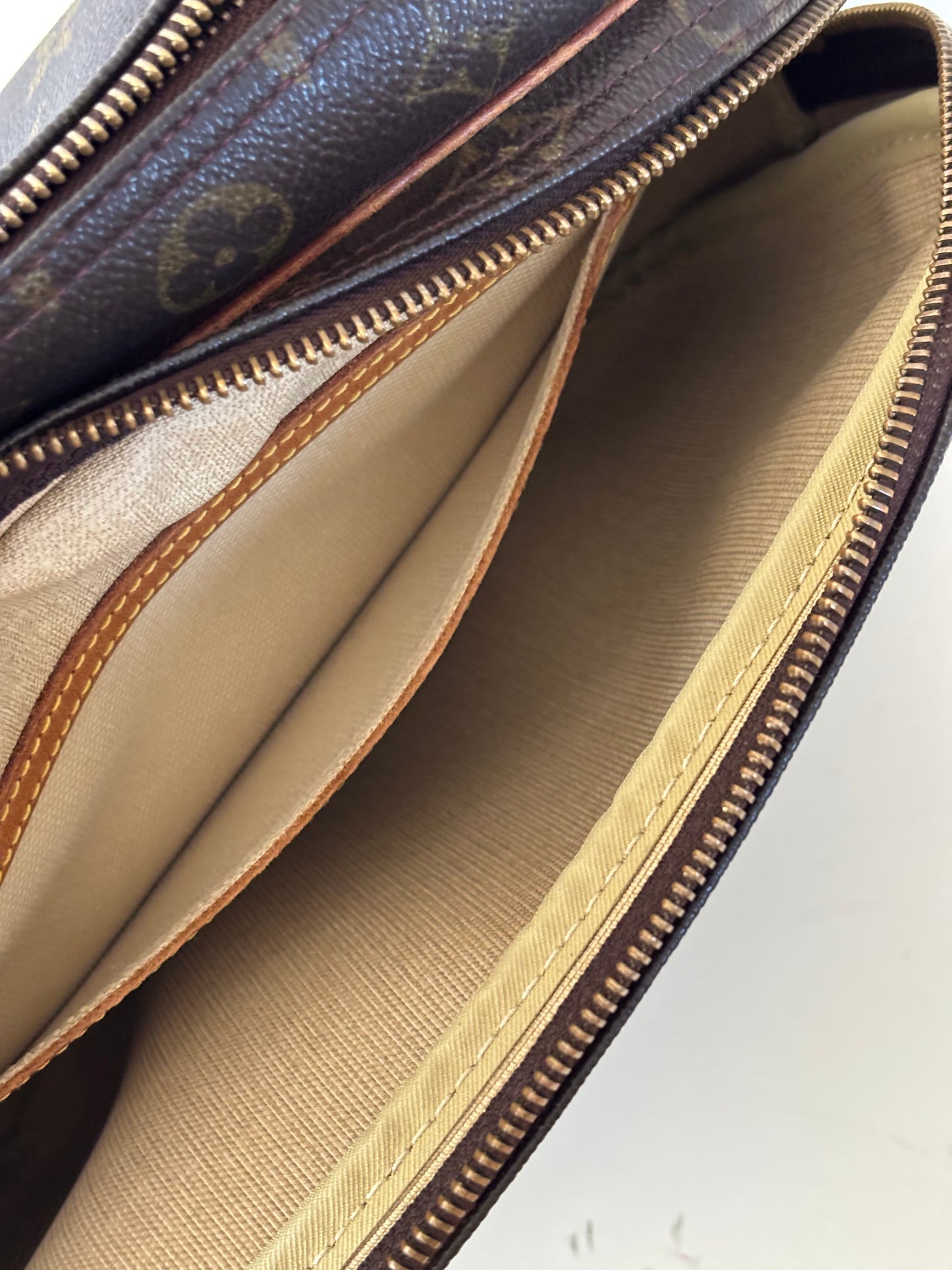 Louis Vuitton Reporter PM Monogram Canvas Brown